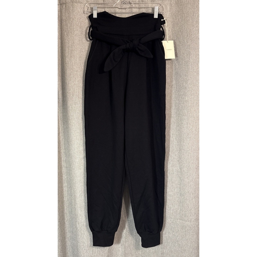 Tularosa Pants Womens Size Small Black Jogger Paper Bag Waist Nwt $198